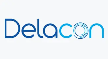 Client logo for Delacon. Strategy advisor, Marketing management, sales management, partner management.